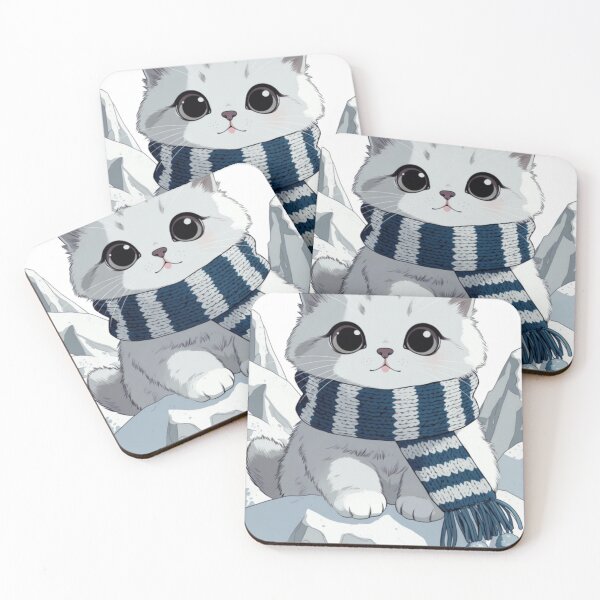 Item preview, Pretty cat in the snow designed and sold by UrbanView.