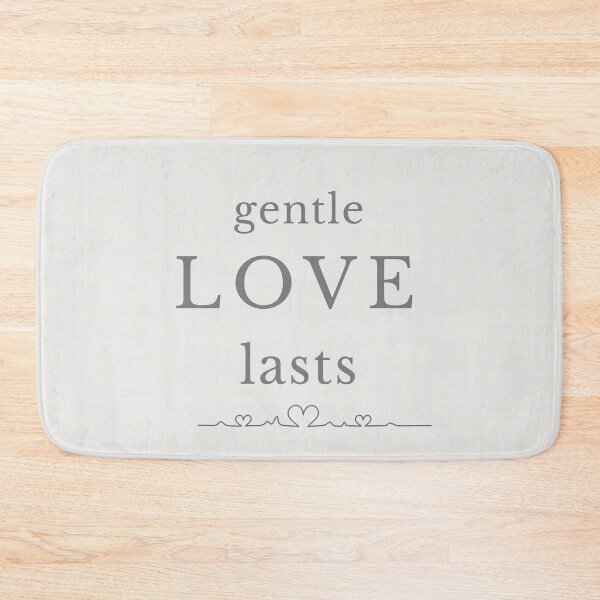 Item preview, Gentle Love Lasts Minimalist Typography designed and sold by Minimalist Typography.