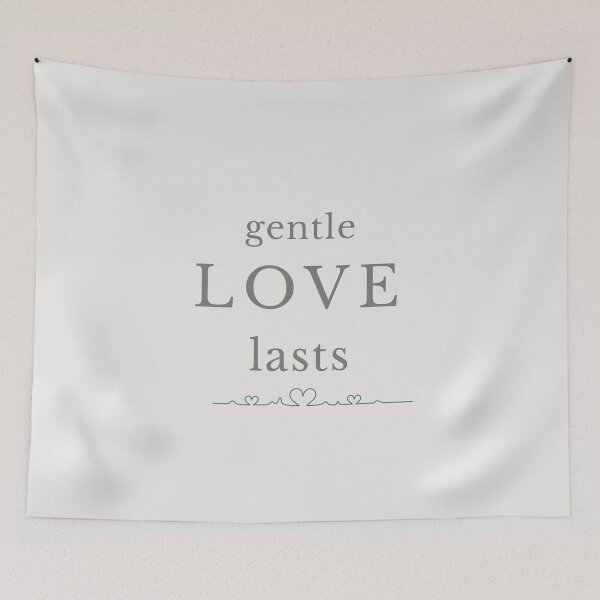 Item preview, Gentle Love Lasts Minimalist Typography designed and sold by Minimalist Typography.