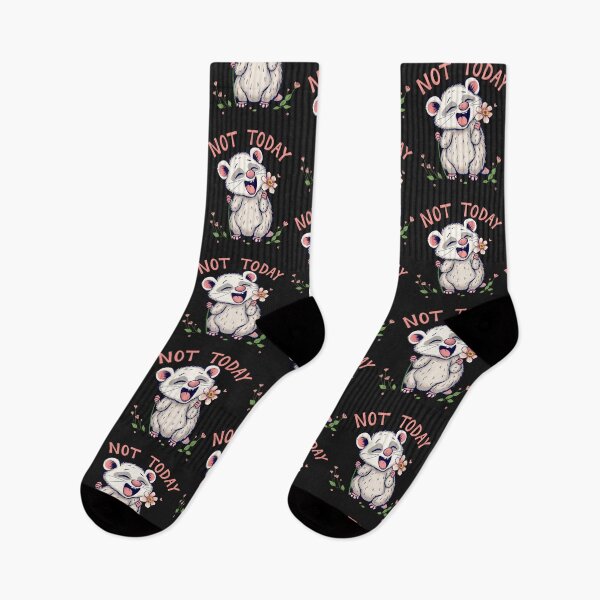 Item preview, Not Today – Cute Cartoon Opossum designed and sold by Sparkofart07.