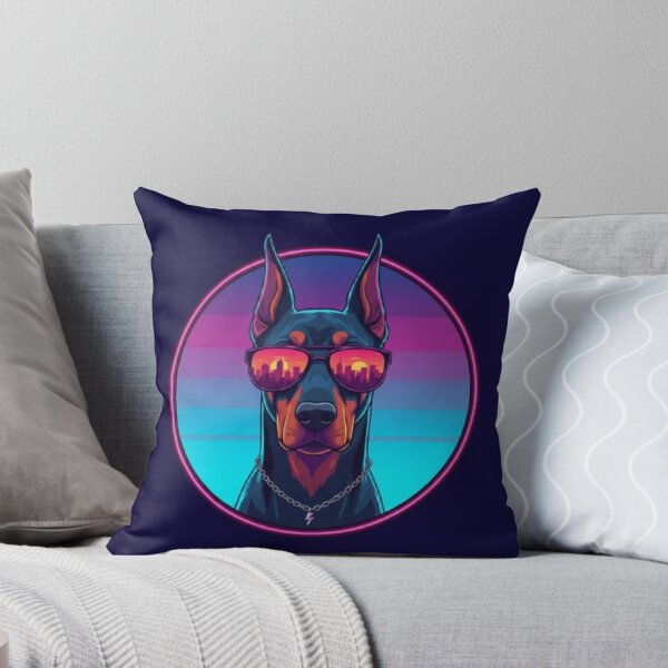 Item preview, Doberman Neon Vibes – Urban Cool Design designed and sold by Dogandesighn.