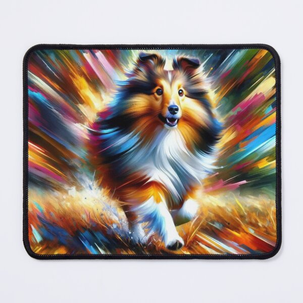 Item preview, Shetland Sheepdog Dog Portrait Acrylic Art Print Pet Portrait Gift for Sheltie Lovers designed and sold by Puppy Puzzles Plus.