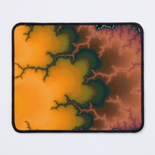 Item preview, Orange Amber Fractal Abstract Artwork designed and sold by Memes N Lore .