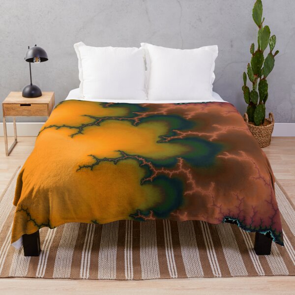 Item preview, Orange Amber Fractal Abstract Artwork designed and sold by Memes N Lore .