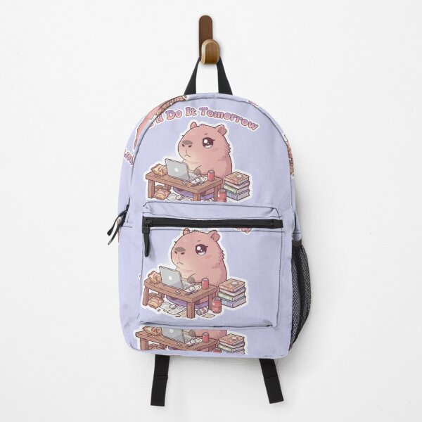 Item preview, Capybara Procrastinating on Laptop – Funny Kawaii Animal designed and sold by FRADEX STORE.