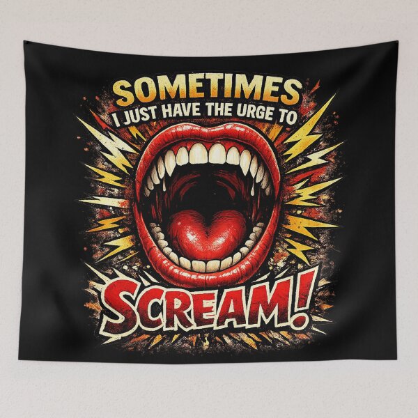 Item preview, Sometimes Urge To Scream designed and sold by FicIllistrate.