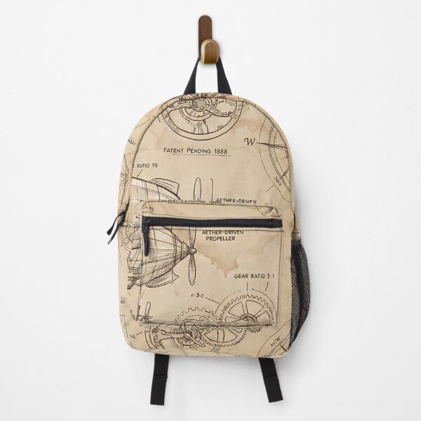 Item preview, Steampunk Inventor Blueprints - Vintage Tech Patterns designed and sold by Neon Nature Studio.