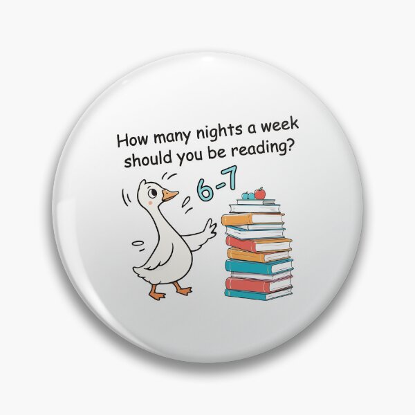 Item preview, How Many Nights a Week Should You Be Reading 6-7 designed and sold by HandicraftArt.