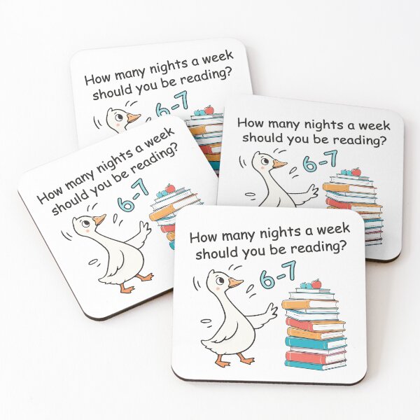 Item preview, How Many Nights a Week Should You Be Reading 6-7 designed and sold by HandicraftArt.