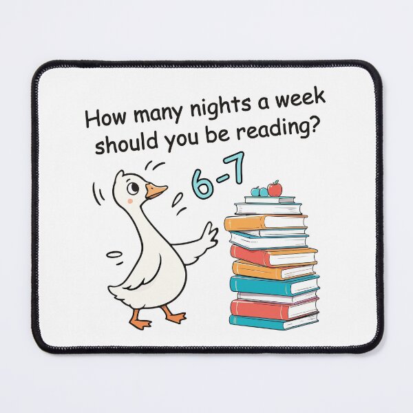 Item preview, How Many Nights a Week Should You Be Reading 6-7 designed and sold by HandicraftArt.