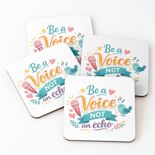 Item preview, Be a voice not an echo designed and sold by TessAdventures.