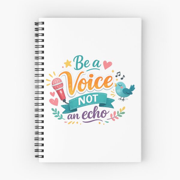 Item preview, Be a voice not an echo designed and sold by TessAdventures.