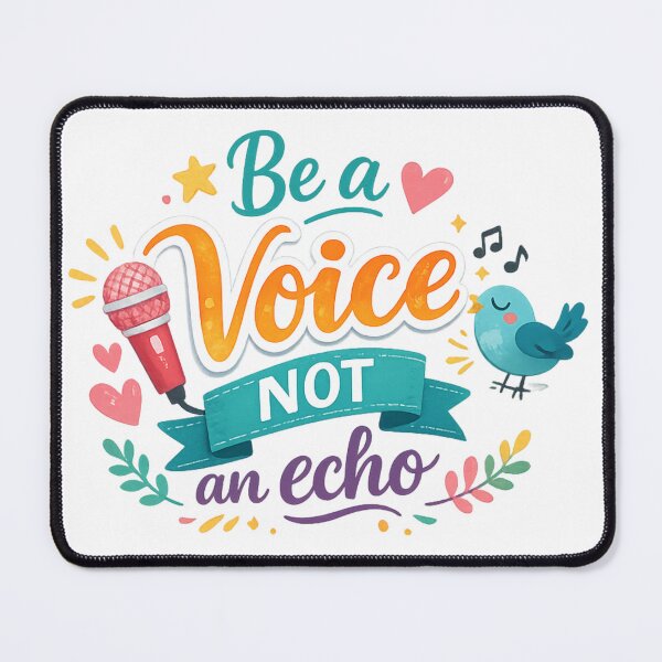 Item preview, Be a voice not an echo designed and sold by TessAdventures.