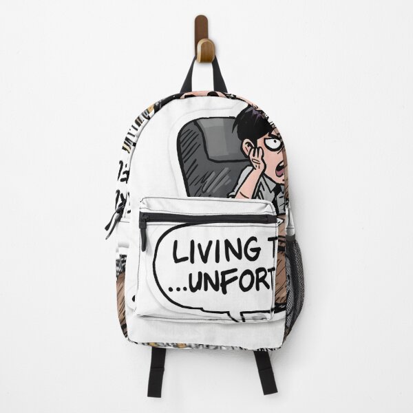 Item preview, Living the Dream Unfortunately - Funny Office Burnout Sticker designed and sold by Flow19.