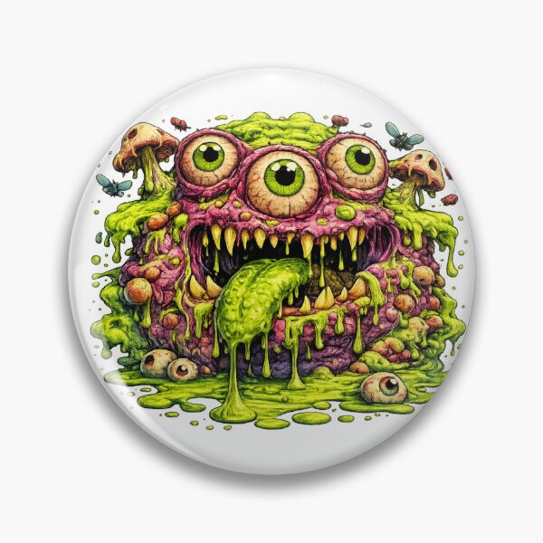 Item preview, Gross-Cute Slime Monster – Creepy Cute Ooze Creature designed and sold by MaBakerArt.