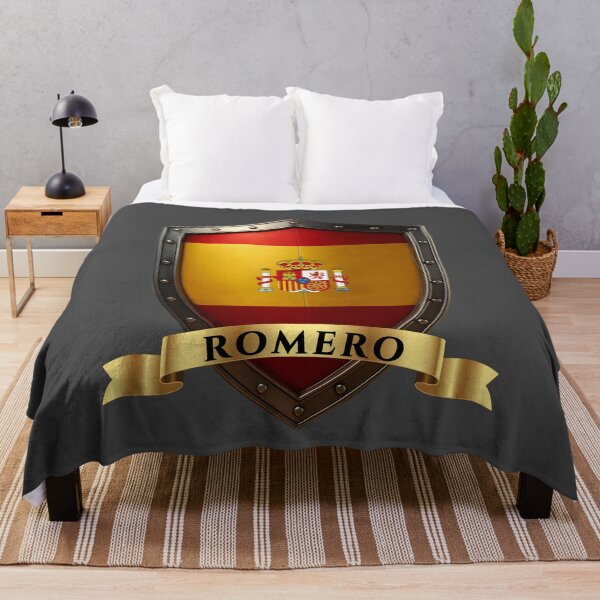 Item preview, Romero Spain Heraldic Name Shield designed and sold by Highlandkings.