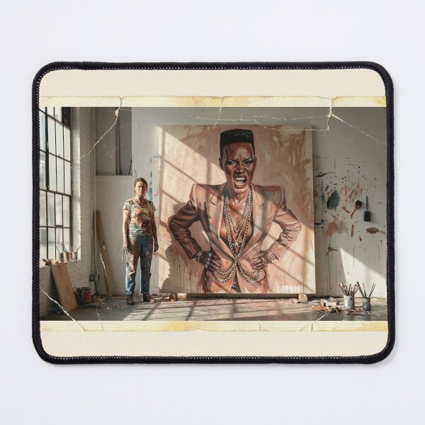Item preview, Jenny Saville paints Grace Jones designed and sold by David Drummond.