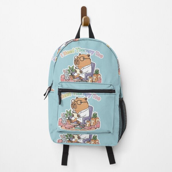Item preview, Exhausted Capybara Therapist – Funny Kawaii Animal Meme designed and sold by FRADEX STORE.