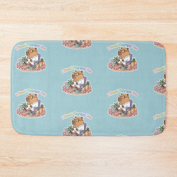 Item preview, Exhausted Capybara Therapist – Funny Kawaii Animal Meme designed and sold by FRADEX STORE.