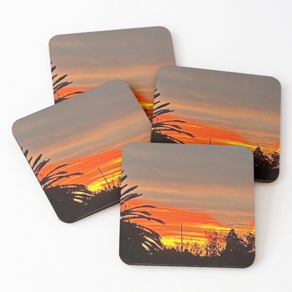 Item preview, Red Summer sunset Australia designed and sold by Tiahtana.