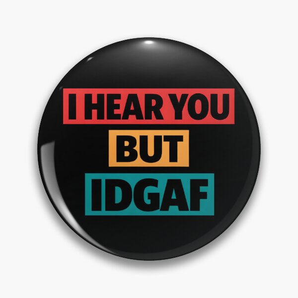 Item preview, IDGAF designed and sold by Flowercita.