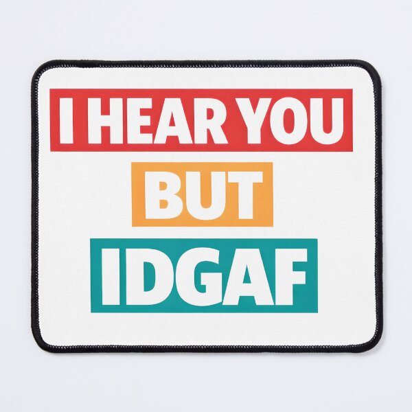 Item preview, IDGAF designed and sold by Flowercita.