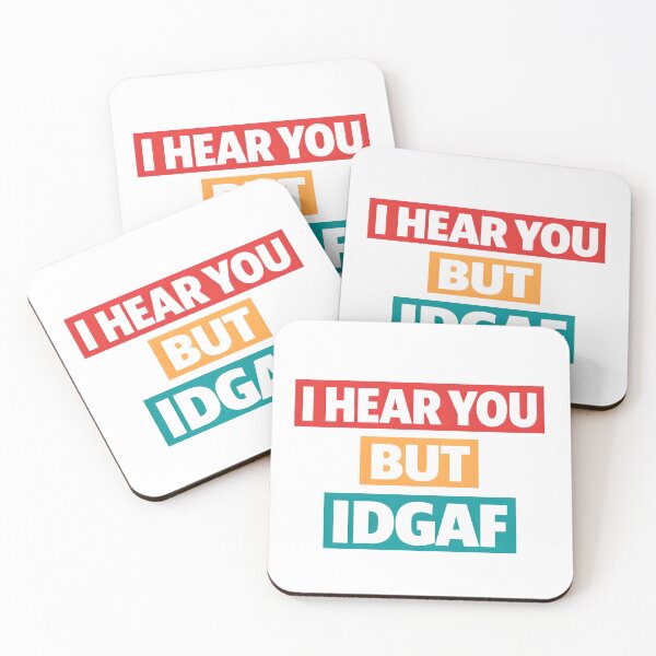 Item preview, IDGAF designed and sold by Flowercita.