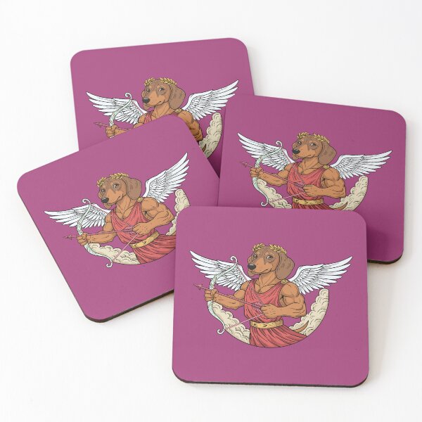 Item preview, Dachshund Cupid – Love Hits Different designed and sold by CARPIO Creations.