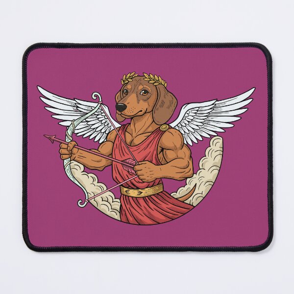 Item preview, Dachshund Cupid – Love Hits Different designed and sold by CARPIO Creations.