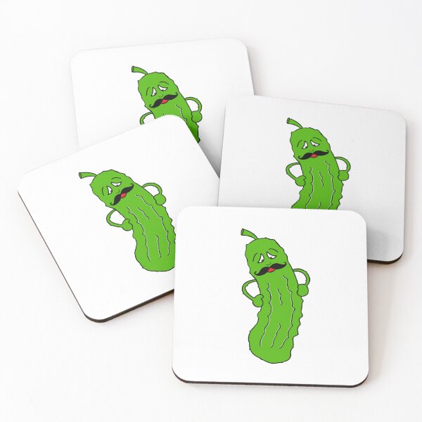 Item preview, Funny Dill Pickle With A Moustache designed and sold by Sartoris Art.