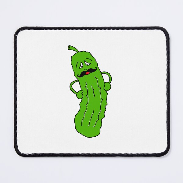 Item preview, Funny Dill Pickle With A Moustache designed and sold by Sartoris Art.