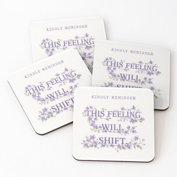 Item preview, Mental Health Kindly Reminder - This Feeling Will Shift designed and sold by Neurodelic.