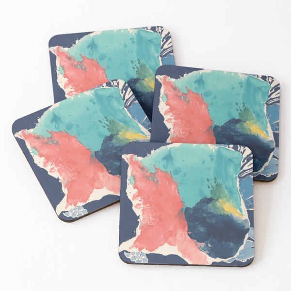 Item preview, Tropical Currents Abstract designed and sold by Harmonic_Layers.