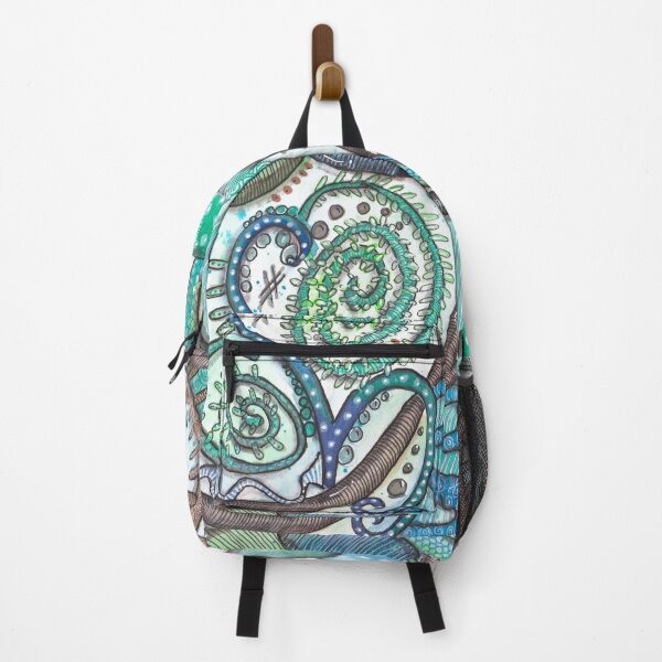 Item preview, Forest Magic Hearts - Hand-drawn, Green & Brown, Organic Style designed and sold by ColorWander.
