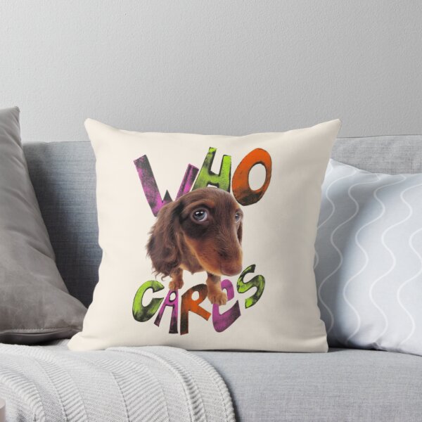 Item preview, “Who cares” dog designed and sold by Broskibananarama.