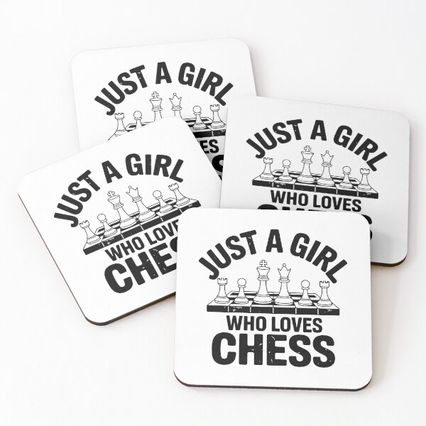 Item preview, Just a Girl Who Loves Chess designed and sold by jkrphoto.