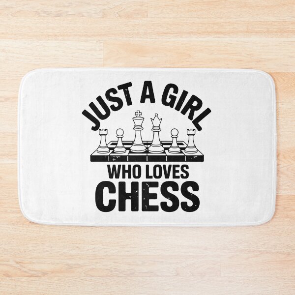 Item preview, Just a Girl Who Loves Chess designed and sold by jkrphoto.