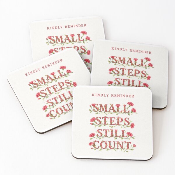 Item preview, Mental Health Kindly Reminder - Small Steps Still Count designed and sold by Neurodelic.