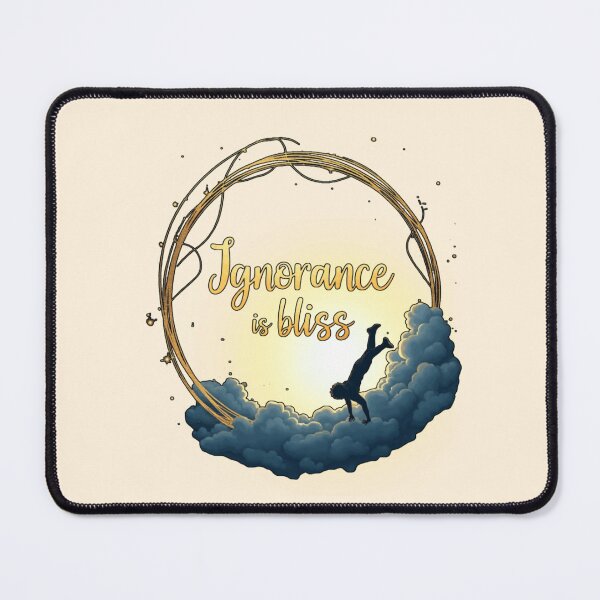 Item preview, Ignorance is Bliss (Cloud Silhouette Edition) designed and sold by PriyaMagic.