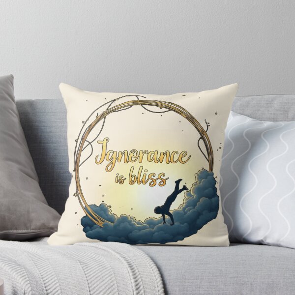 Item preview, Ignorance is Bliss (Cloud Silhouette Edition) designed and sold by PriyaMagic.