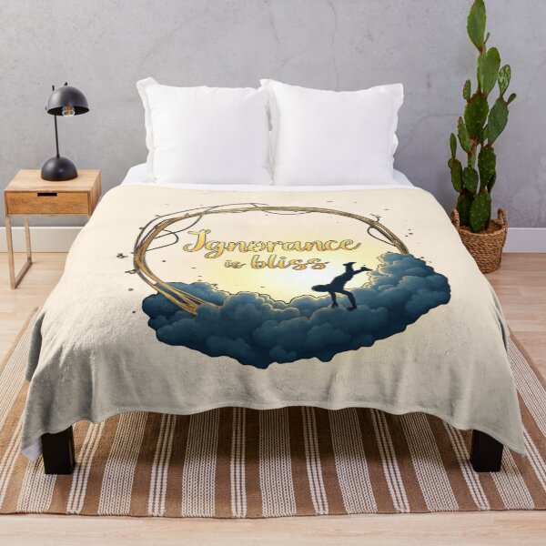 Item preview, Ignorance is Bliss (Cloud Silhouette Edition) designed and sold by PriyaMagic.