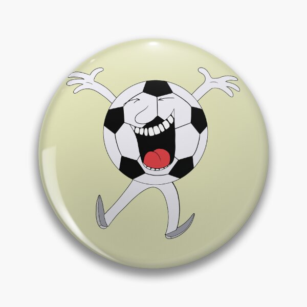 Artikelvorschau, Lachender Fußball-Maskottchen entworfen und verkauft von shopdiego.