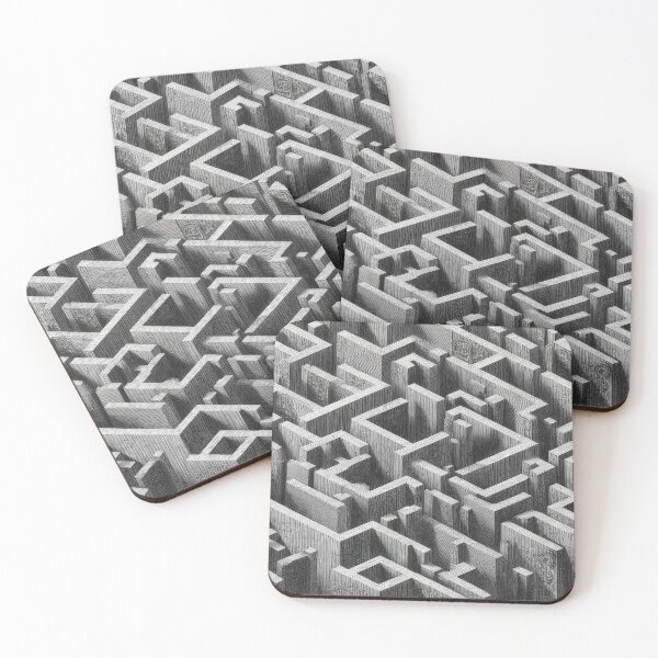 Item preview, Endless Labyrinth Maze – Intricate Geometric Illusion designed and sold by EK-World.
