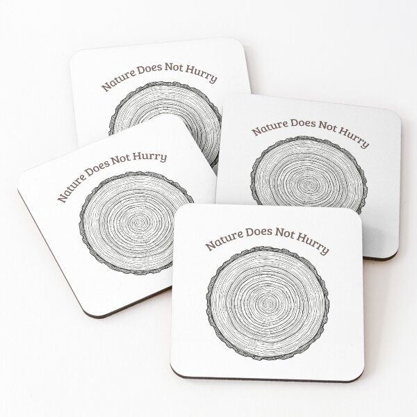 Item preview, Nature Does Not Hurry - Vintage Tree Rings designed and sold by The quiet path.