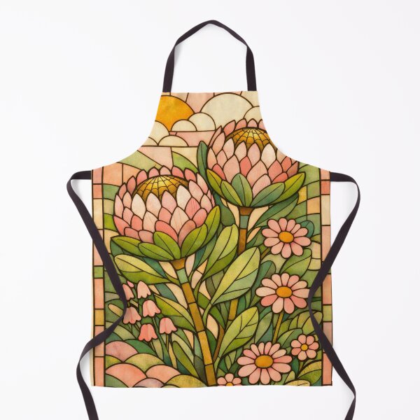 Item preview, Protea Flower Cozy Leaded Glass Aesthetic designed and sold by scicilysimonee.