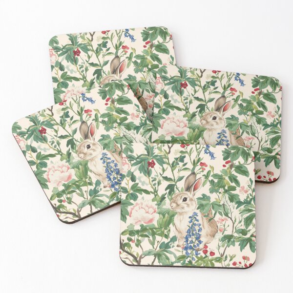 Item preview, Cottagecore Bunny Floral designed and sold by Windmill Wildflowers.