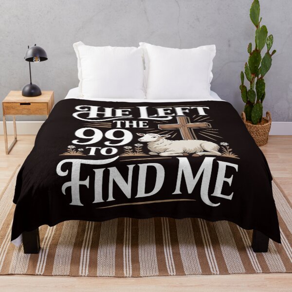 Item preview, He Left the 99 to Find Me Bible – Faith-Based Christian Message designed and sold by Redgiant87x.