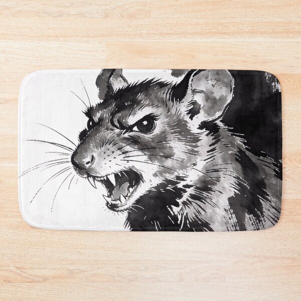 Item preview, Angry Rat Ink Illustration designed and sold by StudioDestruct.