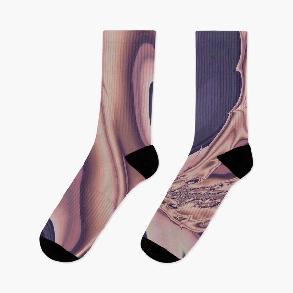 Item preview, Peach Purple Smash Fractal Abstract Artwork designed and sold by Memes N Lore .