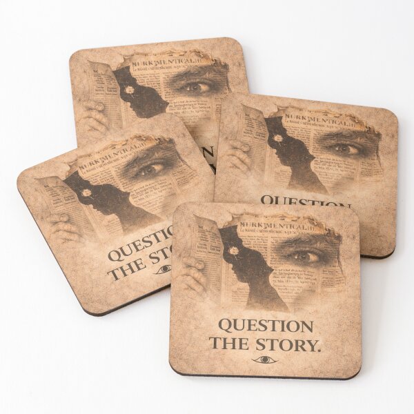 Item preview, Question The Story Awareness Poster Art designed and sold by Papier Atelier Art.
